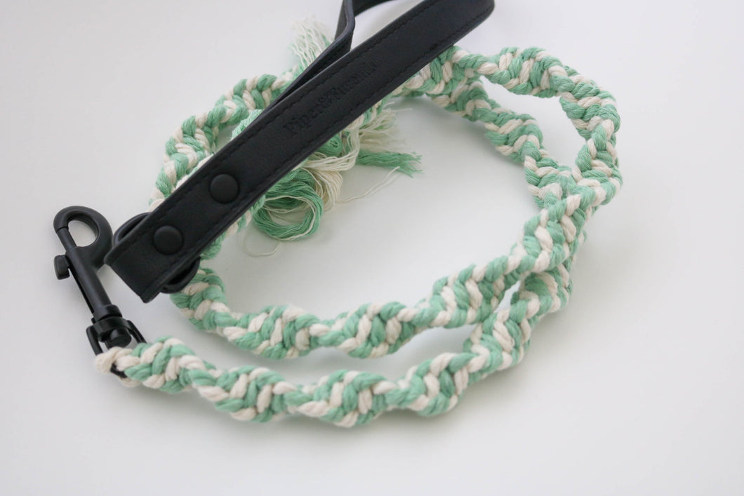 Ocean Twist Macramé Leash