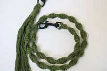 Load image into Gallery viewer, Olive Macramé Leash
