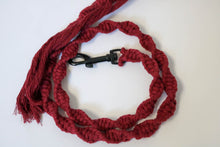 Load image into Gallery viewer, Ruby Macramé Leash
